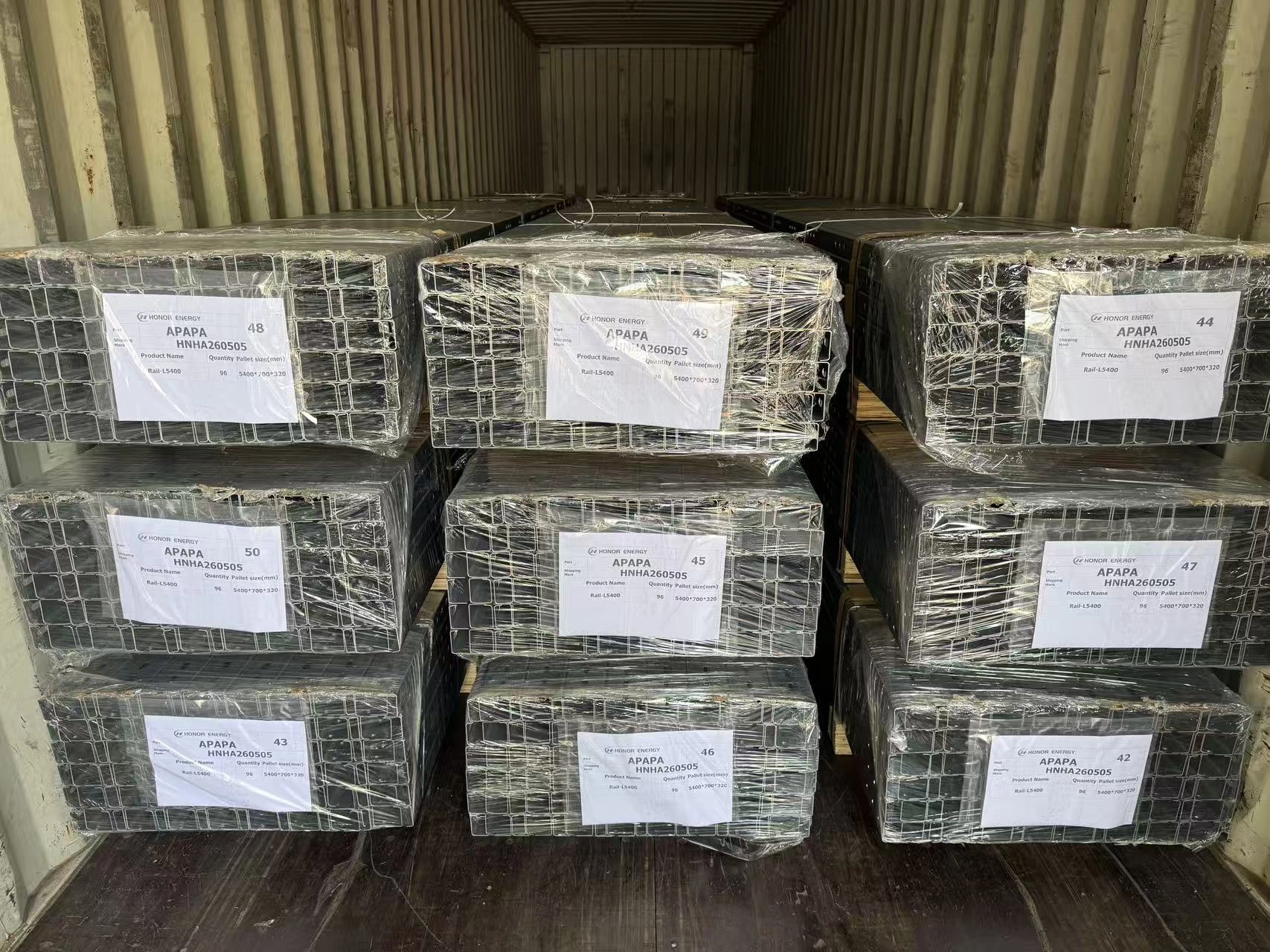 Penghantaran Sokongan PV PV 12MW di darat Selesai