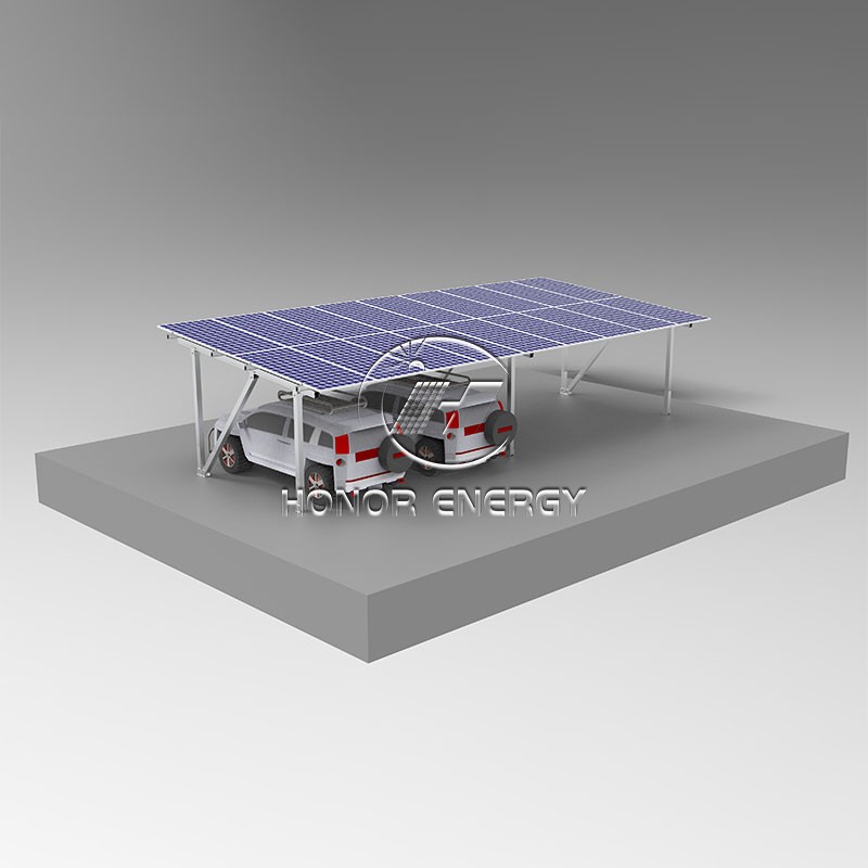Aluminium IV Jenis Mount Carport Solar