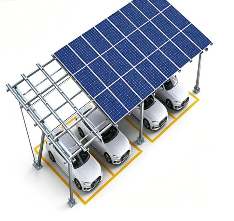 Pemasangan Carport Solar Jenis Aluminium W