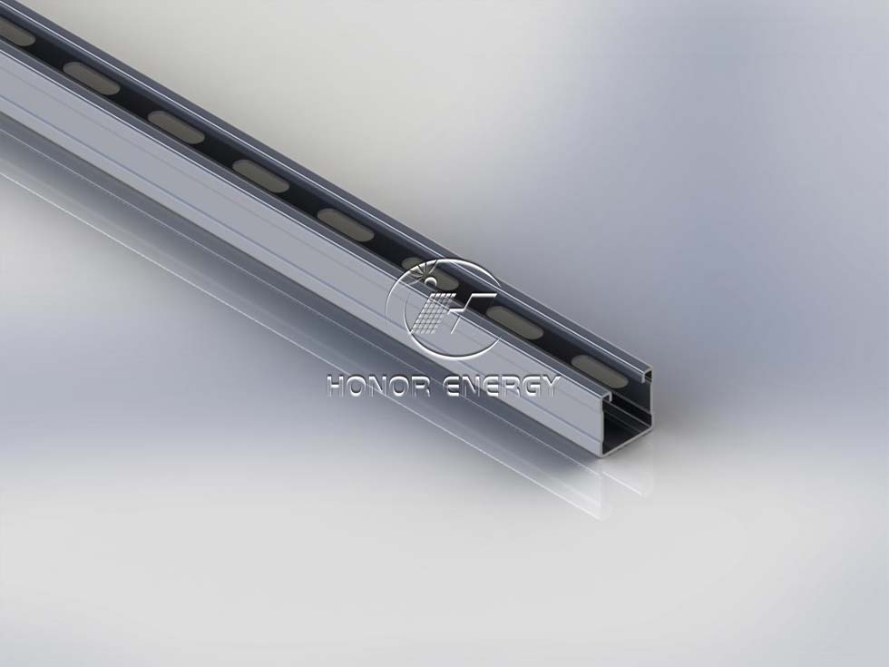Steel Solar Mounting Rail