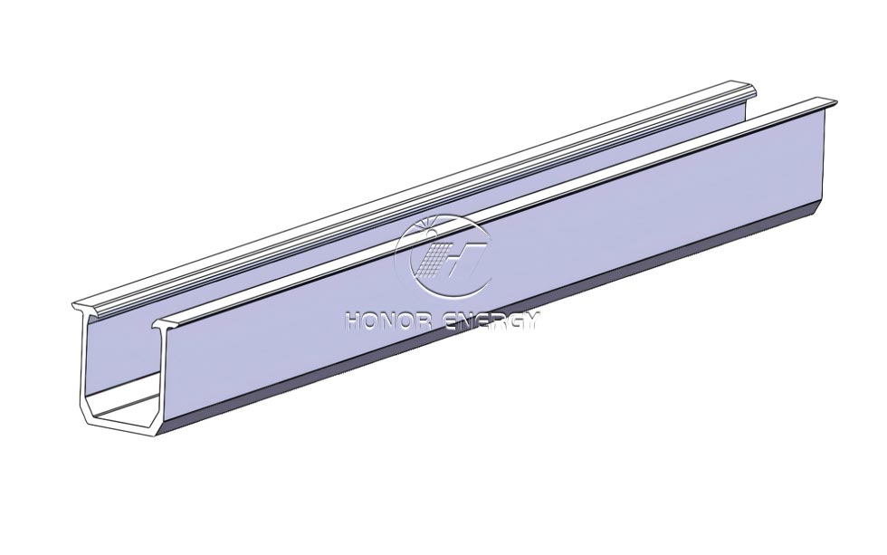 Aluminum Solar Mounting Rail