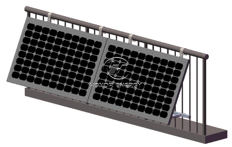 Aluminum Solar Balcony Mount
