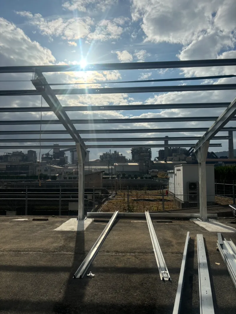 Carport Solar Lajur Tunggal