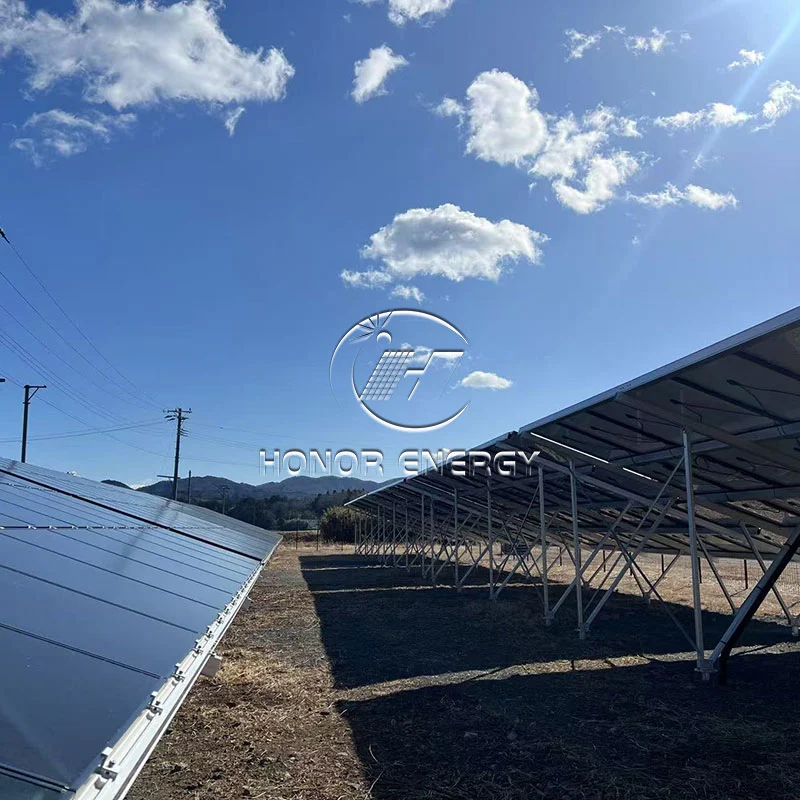 Pemasangan tanah aluminium solar