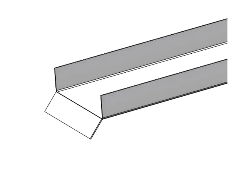Saluran Kalis Air Mendatar Suria