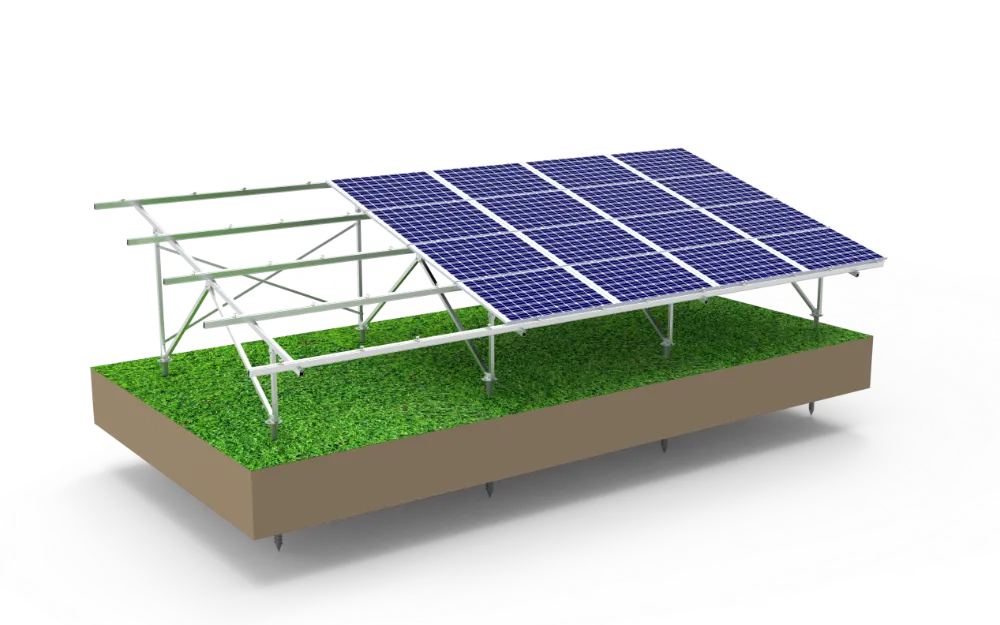 Sistem pemasangan tanah aluminium jenis W